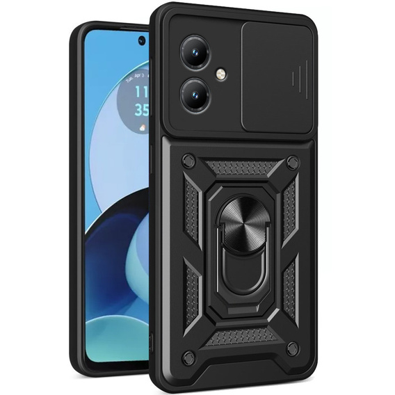 Case for Motorola Moto G14, CamShield Slide, black