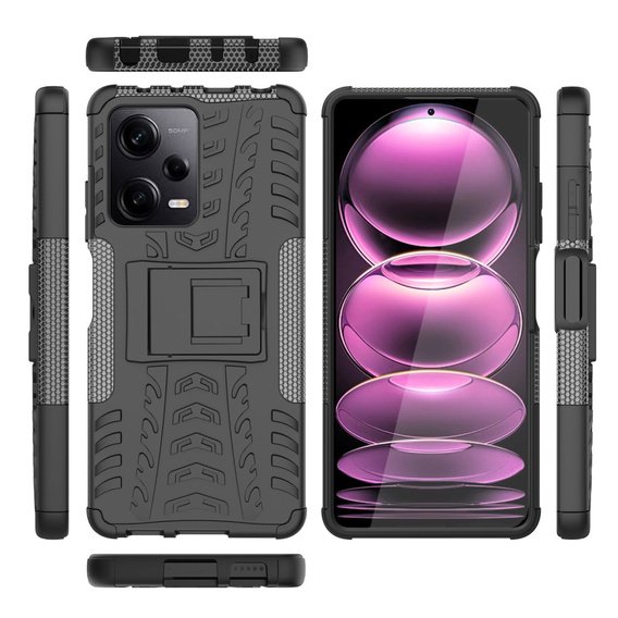 Case for Xiaomi POCO X5 Pro 5G, Tire Armor, black