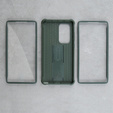Armored case for Samsung Galaxy S23 Ultra, Dexnor Full Body (Two Frames), green