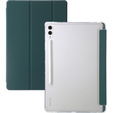 Case for Samsung Galaxy Tab S9 Ultra, Smartcase Hybrid, with stylus space, dark green