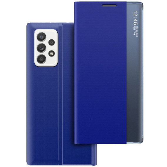 Flap case for Samsung Galaxy A32 5G, Side View, blue