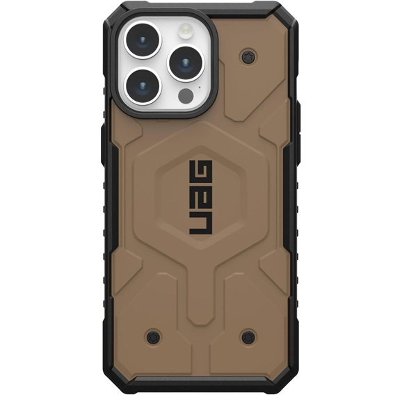 Urban Armor Gear Case for iPhone 15 Pro Max, Pathfinder MagSafe, brown