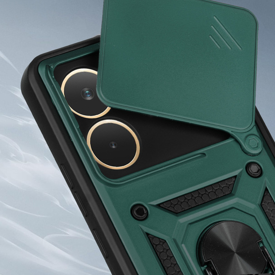 Case for Oppo A5 Pro 5G, CamShield Slide, green