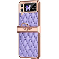 Case for Samsung Galaxy Z Flip 4 5G, Rhombus Grid