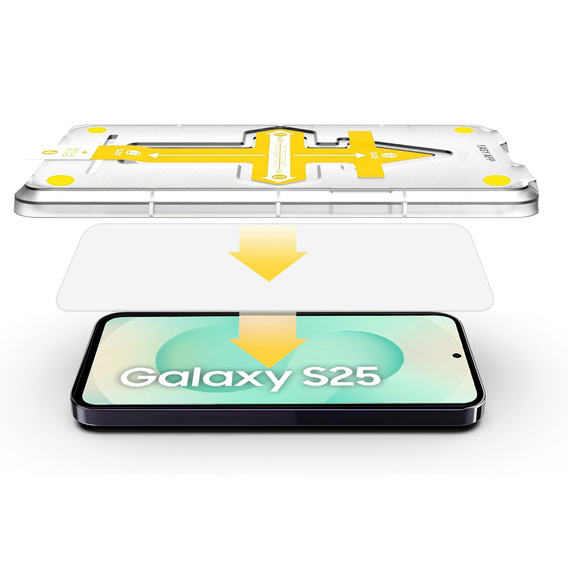 2x Tempered Glass for Samsung Galaxy S24+ Plus / S25+ Plus, ERBORD Easy App 9H Screen Protector