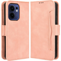 Flip case for Oppo Reno 13F / Oppo Reno 13FS, Card Slot, pink
