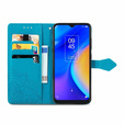Flip case for TCL 20 SE, Mandala, blue