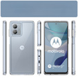 Case for Motorola Moto G53 5G, Fusion Hybrid, transparent