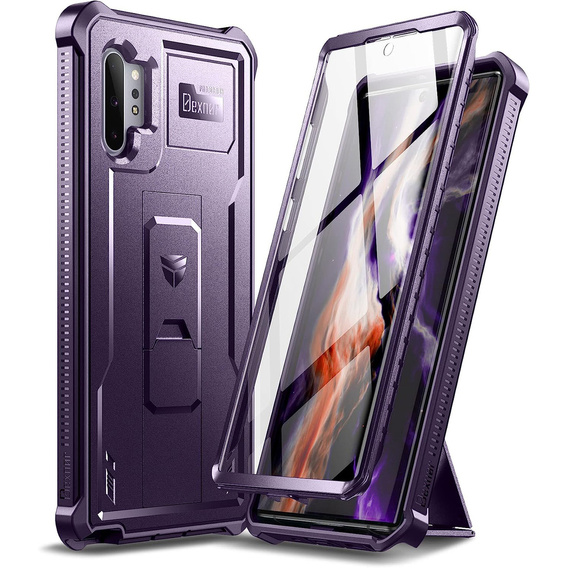 Armored case for Samsung Galaxy Note 10 Plus, Dexnor Full Body, purple