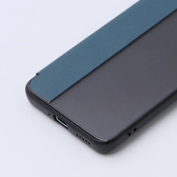 Case for Xiaomi 13T / 13T Pro, with Side View flap, green
