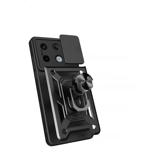 Case for Xiaomi Redmi Note 13 Pro 5G, CamShield Slide, black