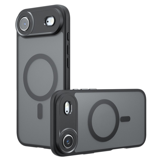 Matte sleeve for iPhone Air, for MagSafe, with camera protection, black