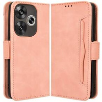 Flip case for Xiaomi Poco F6, Card Slot, pink