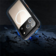 Case for iPhone 17 Pro, Waterproof IP68, SHELLBOX MagSafe, black