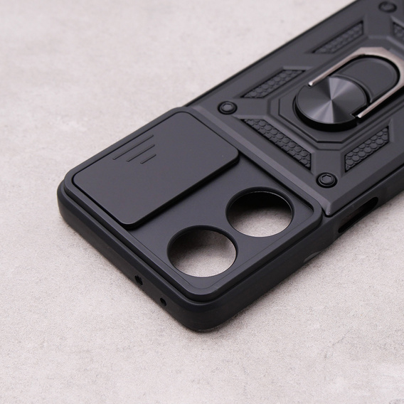Case for Oppo A98 5G, CamShield Slide, black