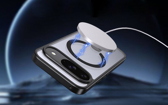 Fusion Hybrid case for Google Pixel 10 / 10 Pro, for MagSafe, with stand, transparent