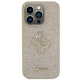 GUESS Fixed Glitter Big 4G Logo Case for iPhone 15 Pro