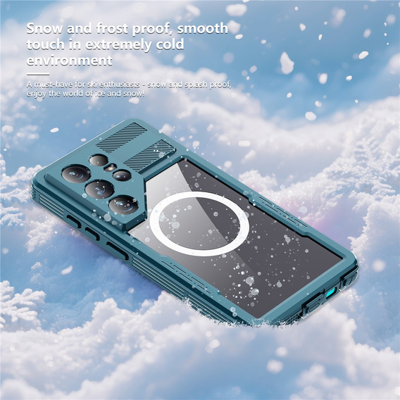 Redpepper MagSafe waterproof case for Samsung Galaxy S26 Ultra, blue