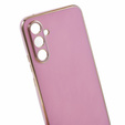 Case for Samsung Galaxy A15, Glamour CamShield, purple + 9H glass
