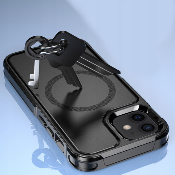 Case for iPhone 12/12 Pro, MagForce MagSafe, black