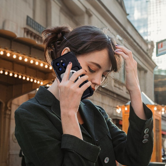 IP68 Waterproof Case for iPhone 16 Pro Max, SHELLBOX MagSafe, black