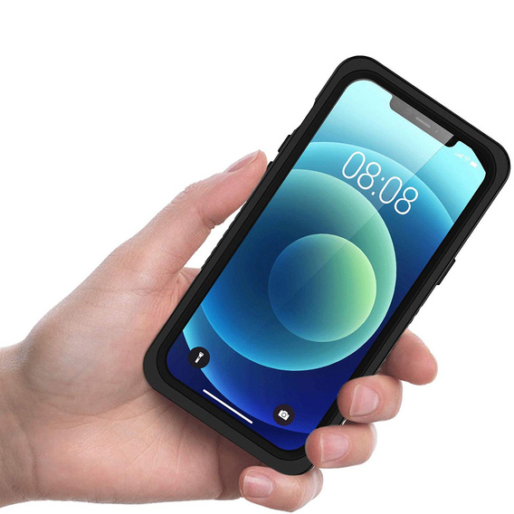 IP68 Waterproof Case for iPhone 12 Pro, black