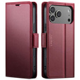 ERBORD Glossy Litchi case, flip wallet for iPhone 17 Pro Max