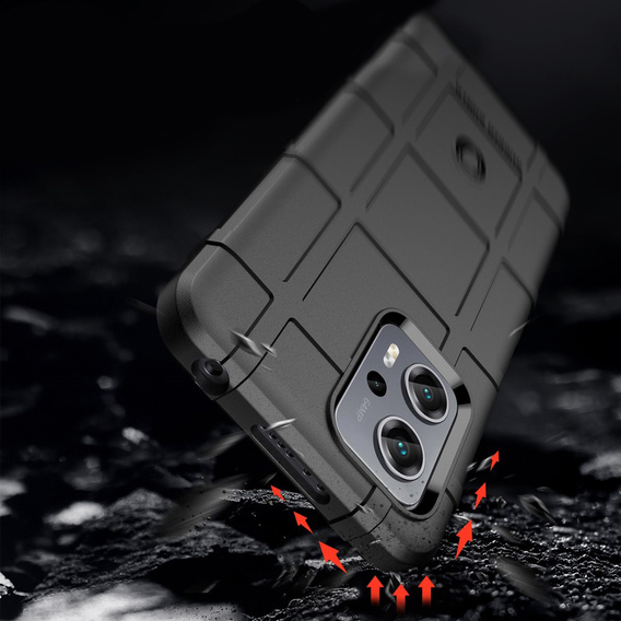 Case for Xiaomi Poco X4 GT 5G, Rugged Shield, black