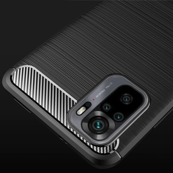 Case for Xiaomi Redmi Note 10 / 10S, Carbon, black
