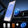Case for Samsung Galaxy S25+ Plus / S24+ Plus, for MagSafe, ERBORD Matt Case, black + Screen Glass