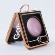Case for Samsung Galaxy Z Flip 5 5G, Electro Ring, black