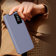 Flip case for Samsung Galaxy S25 Edge, Smart View Wallet, purple