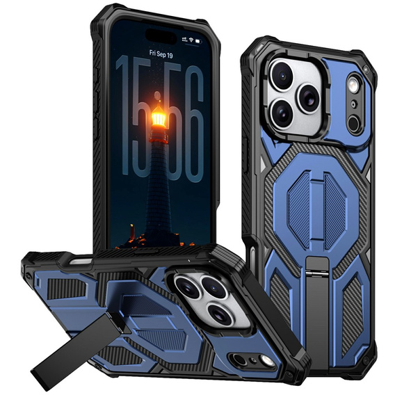 MagSafe-compatible protective case with stand for iPhone 17 Pro Max