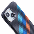 MagSafe's iPhone 14 Case, Carbon Fiber, dark blue