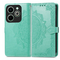 Flip case for Infinix Hot 40i, Mandala, green