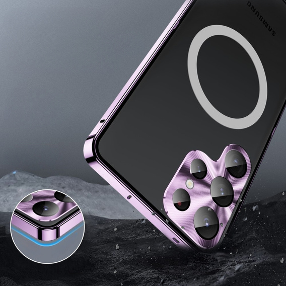 Camera Protection Case for Samsung Galaxy S25 Ultra, CamShield MagSafe, purple