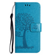 Flip case for Motorola Moto G53 / G23 / G13, tree, blue