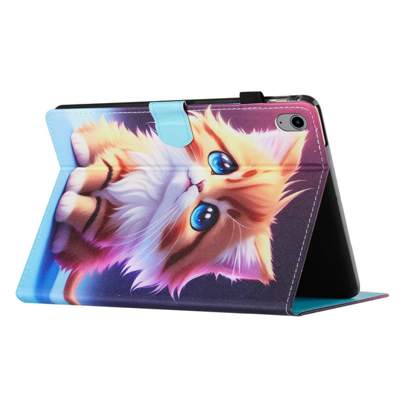 Case for iPad 10.9" 2022 (10 gen.), with flap, cat