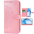 Flip case for Oppo A60, Mandala, pink
