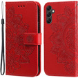 Flip case for Samsung Galaxy A14 4G/5G, Mandala Flower, red