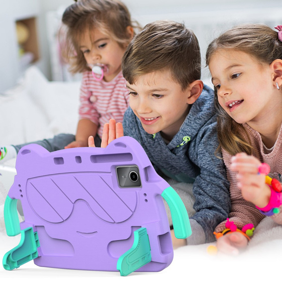 Children's case for Xiaomi Redmi Pad SE 11" / Huawei MatePad 11 2021 / DOOGEE T30 Pro / Lenovo Tab M11, purple