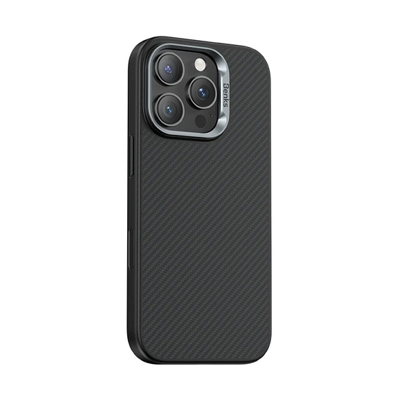 BENKS Kevlar Armor PRO Carbon Fiber 600D D065 case for MagSafe for iPhone 16 Pro