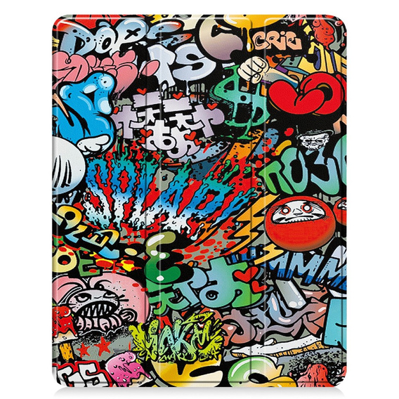 Case for iPad Pro 13" 2024 (7 gen.), Smartcase, graffiti