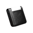 Leather wallet case black for Samsung Galaxy Z Flip7
