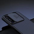 NILLKIN Case for Samsung Galaxy A55 5G, Silicone CamShield Case for MagSafe, black