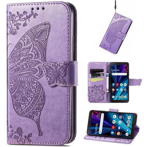 Flip case for OnePlus Nord 4, Butterfly, purple