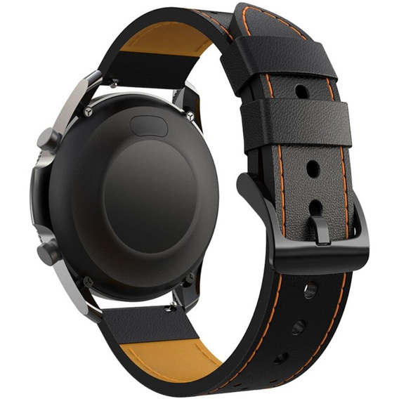 Leather strap for Samsung Galaxy Watch 46mm - Black