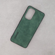 Case for Samsung Galaxy A53, ERBORD Business, with metal plate for car mounts, green