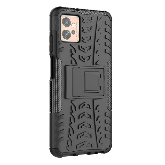 Case for Motorola Moto G32, Tire Armor, black