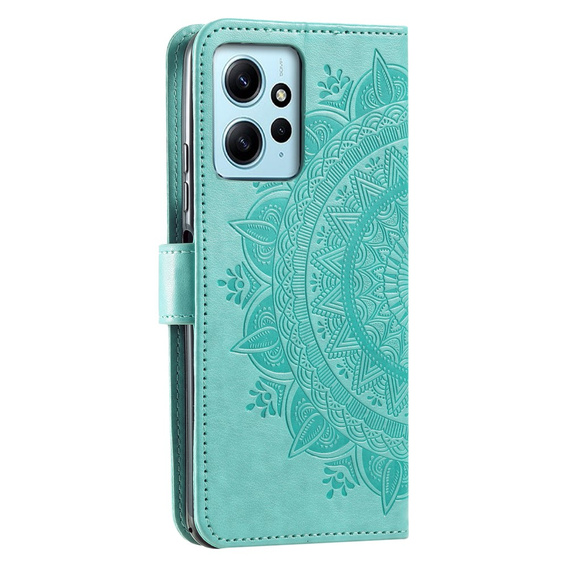 Flip case for Xiaomi Redmi Note 12 4G, Mandala, green
